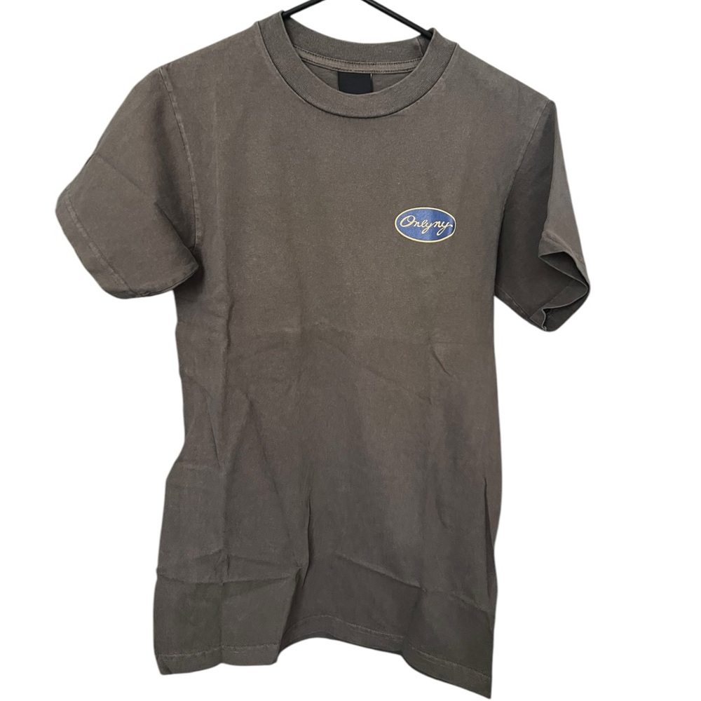 Only NY Brown Logo Tee Size XS